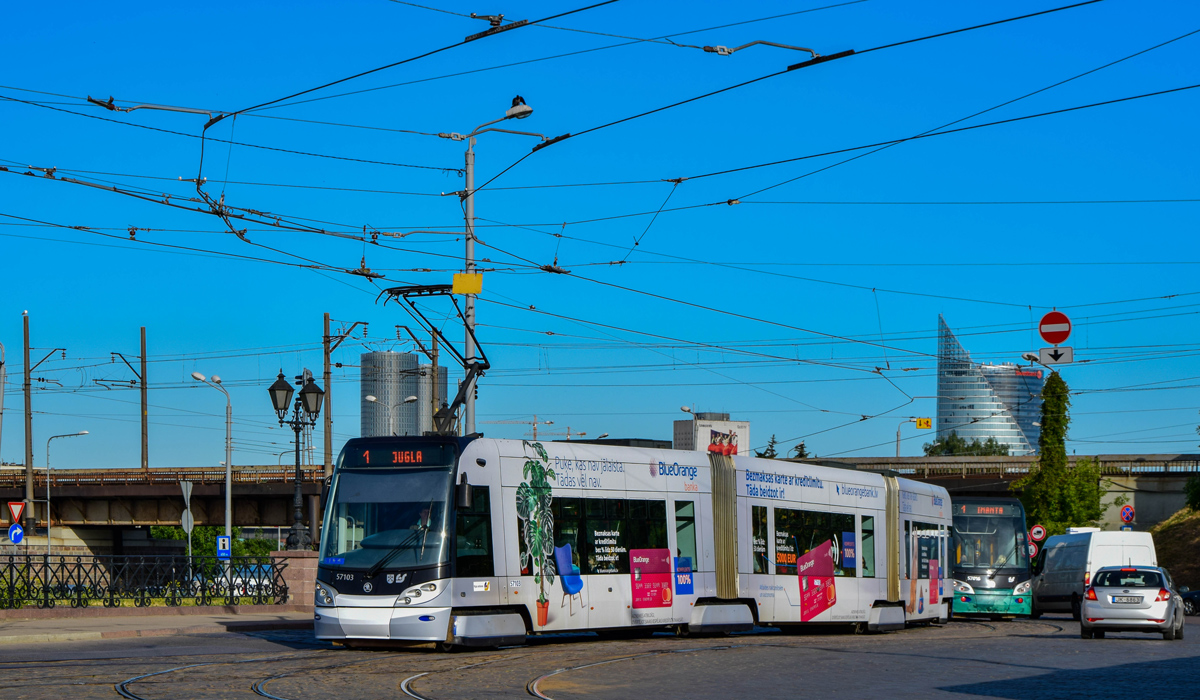 Рига, Škoda 15T ForCity Alfa Riga № 57103