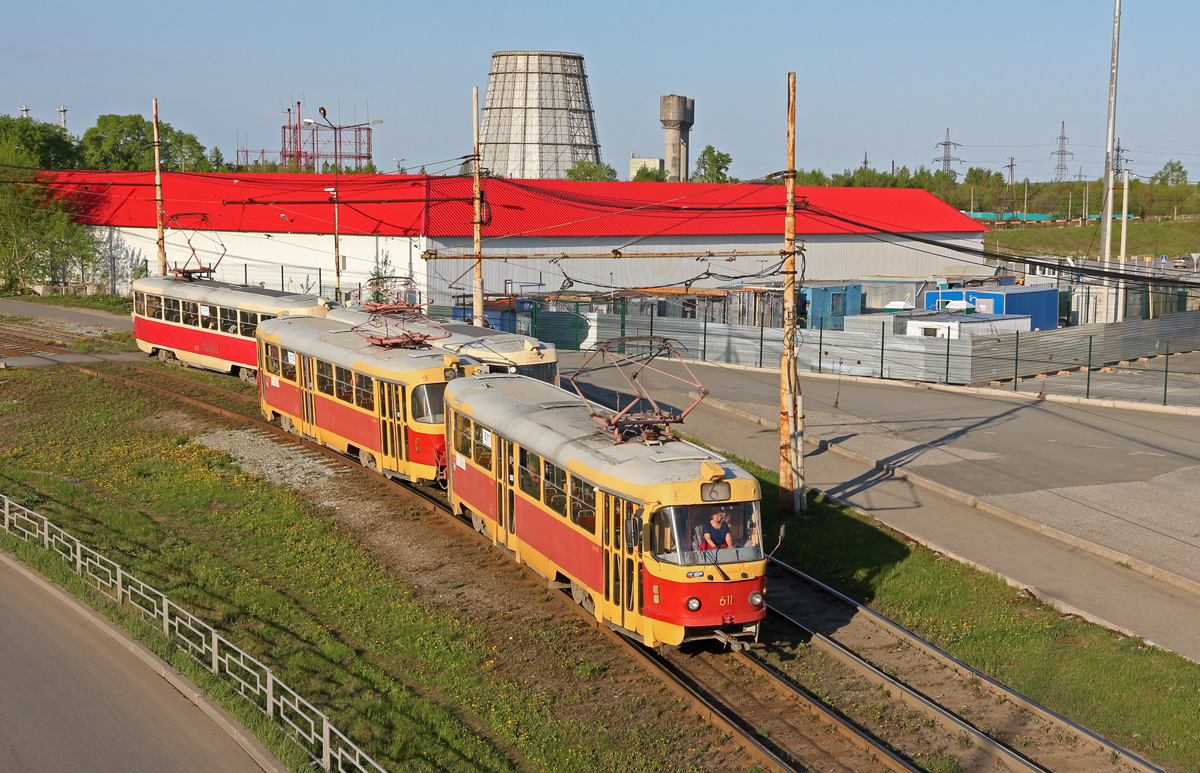 Екатеринбург, Tatra T3SU № 611