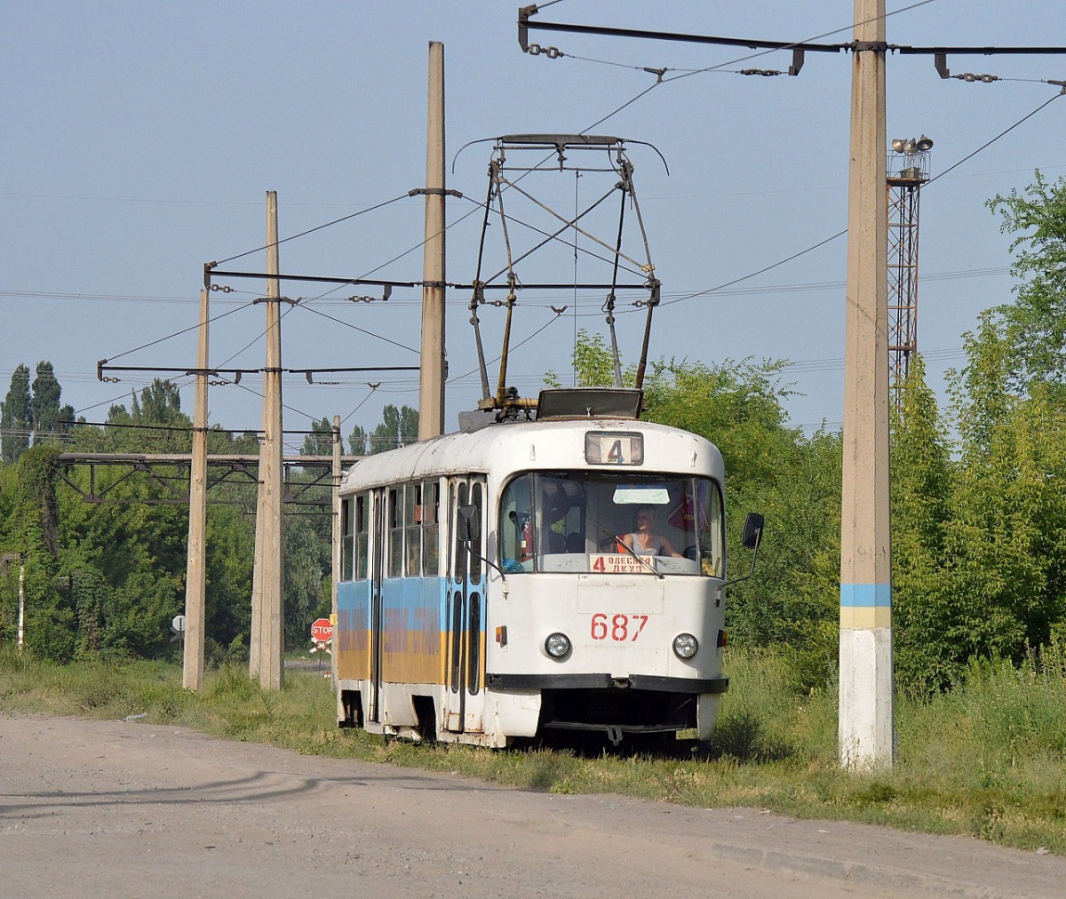 Каменское, Tatra T3SU № 687