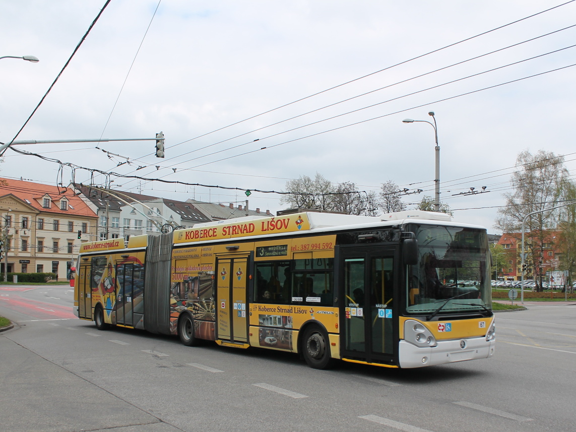 Ческе-Будеёвице, Škoda 25Tr Irisbus Citelis № 67
