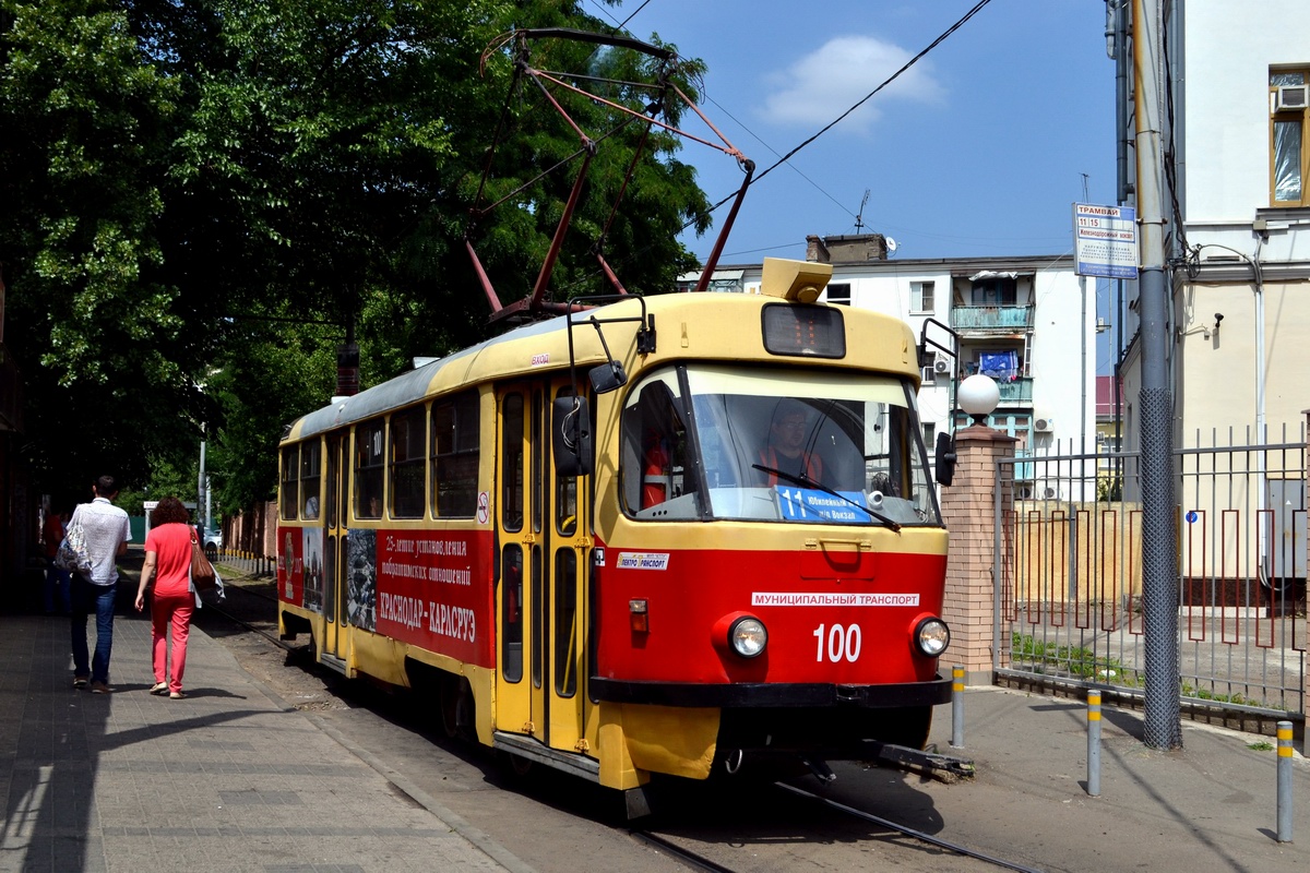 Краснодар, Tatra T3SU № 100