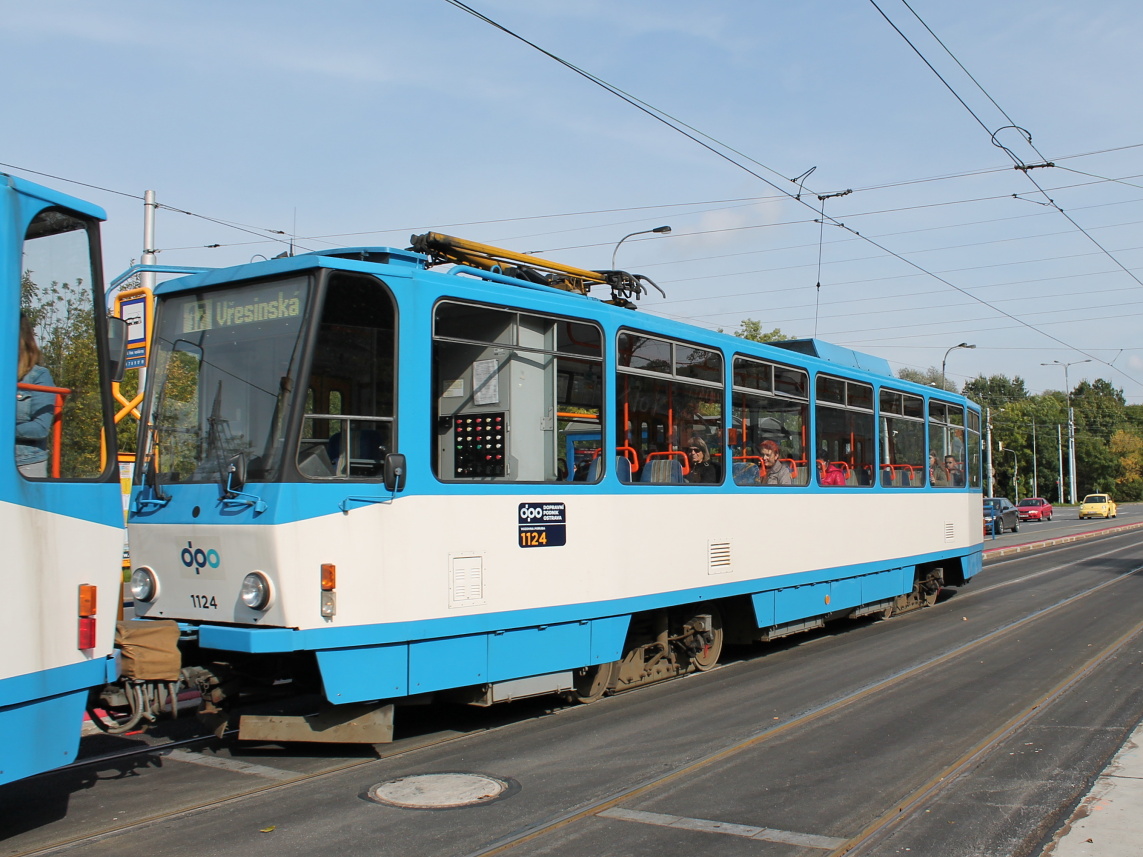 Ostrava, Tatra T6A5 N°. 1124