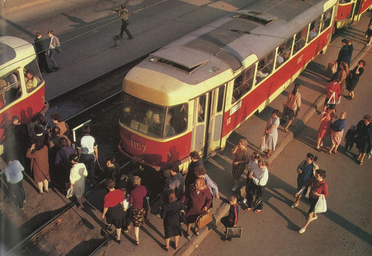 Ижевск, Tatra T3SU (двухдверная) № 1157; Ижевск — Старые фотографии