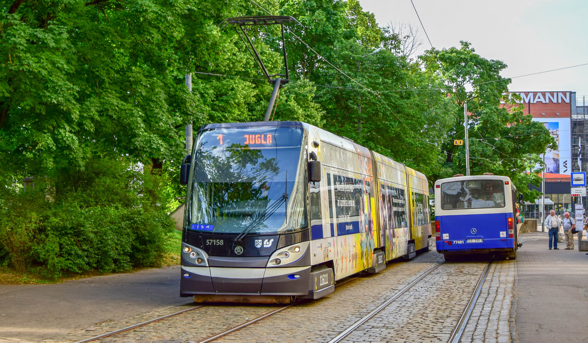 Рига, Škoda 15T ForCity Alfa Riga № 57158