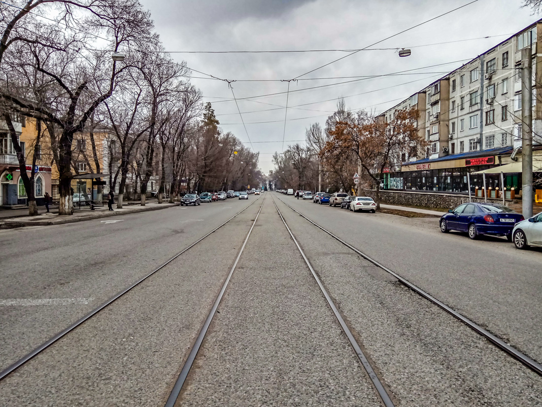 Алматы — Ликвидированные трамвайные линии