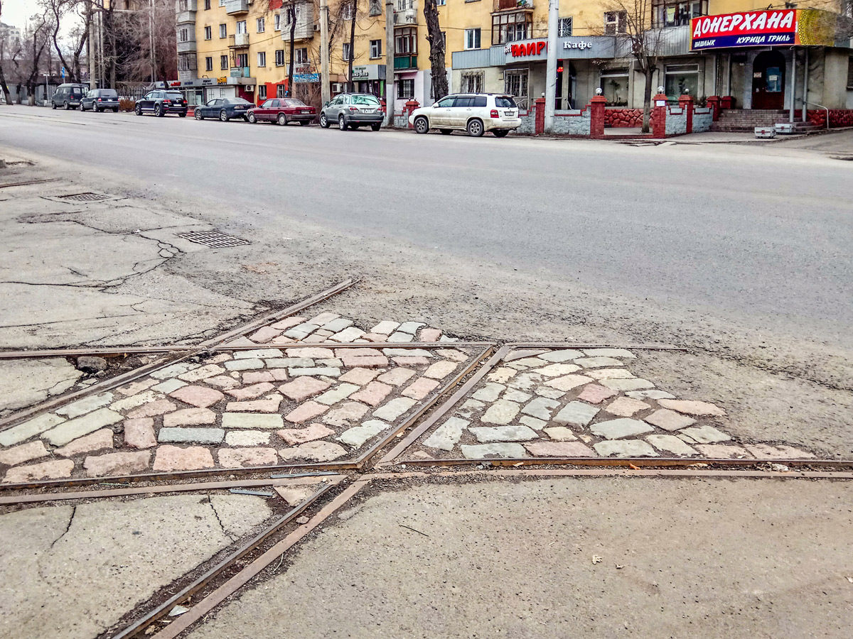 Almaty — Liquidated tram lines
