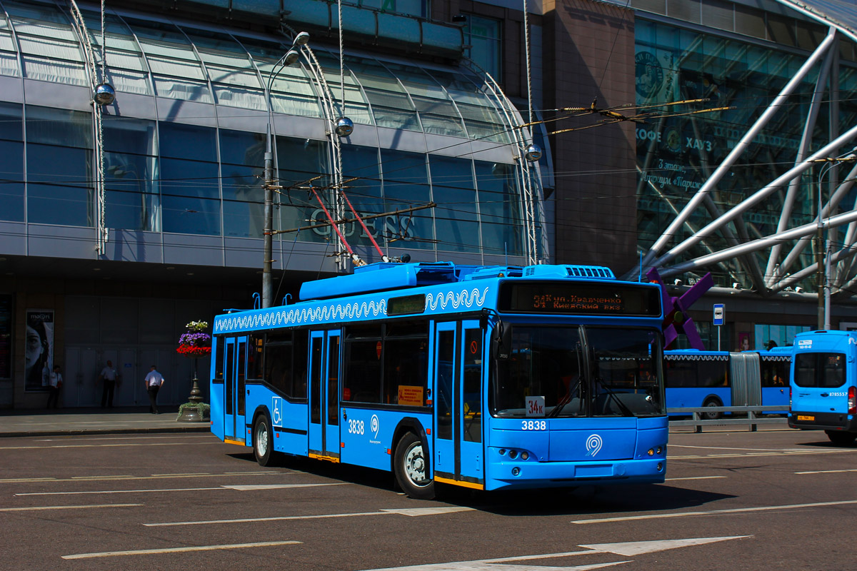 Москва, СВАРЗ-МАЗ-6235.00 № 3838