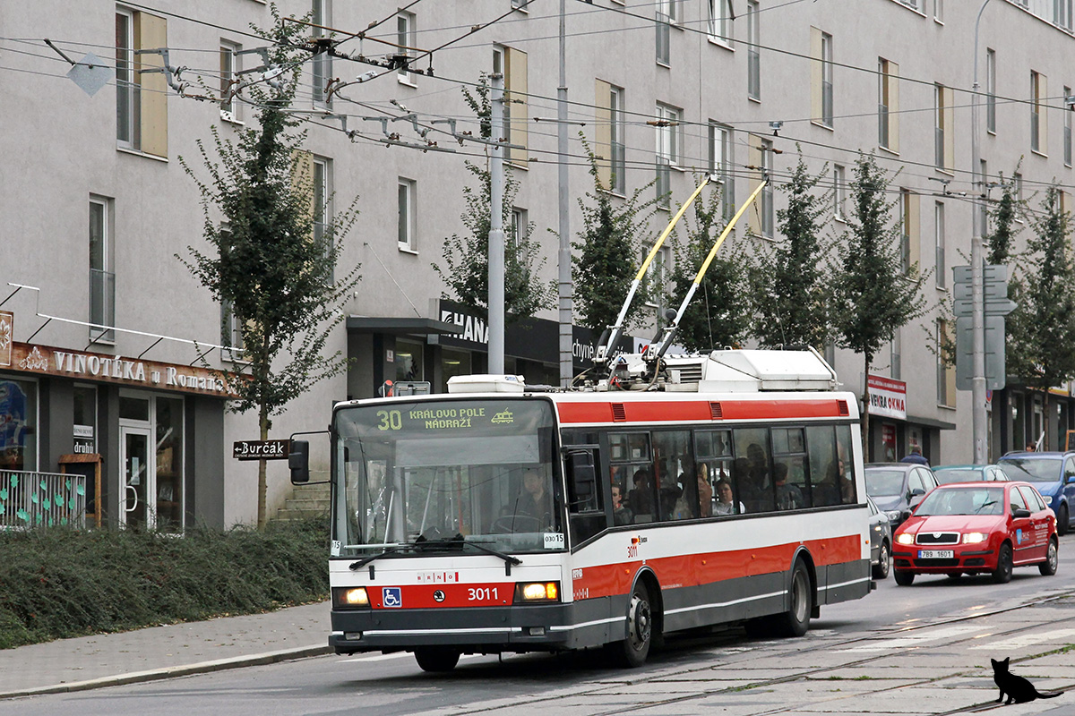 Брно, Škoda 21Tr № 3011