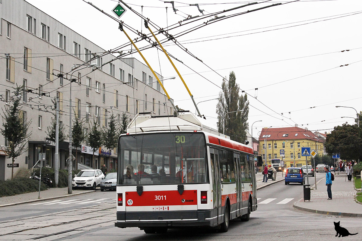 Брно, Škoda 21Tr № 3011