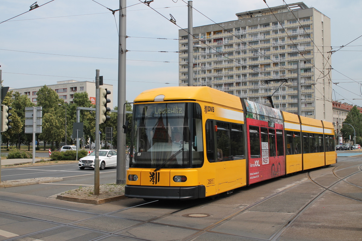 Дрезден, SachsenTram NGT 6 DD № 2511