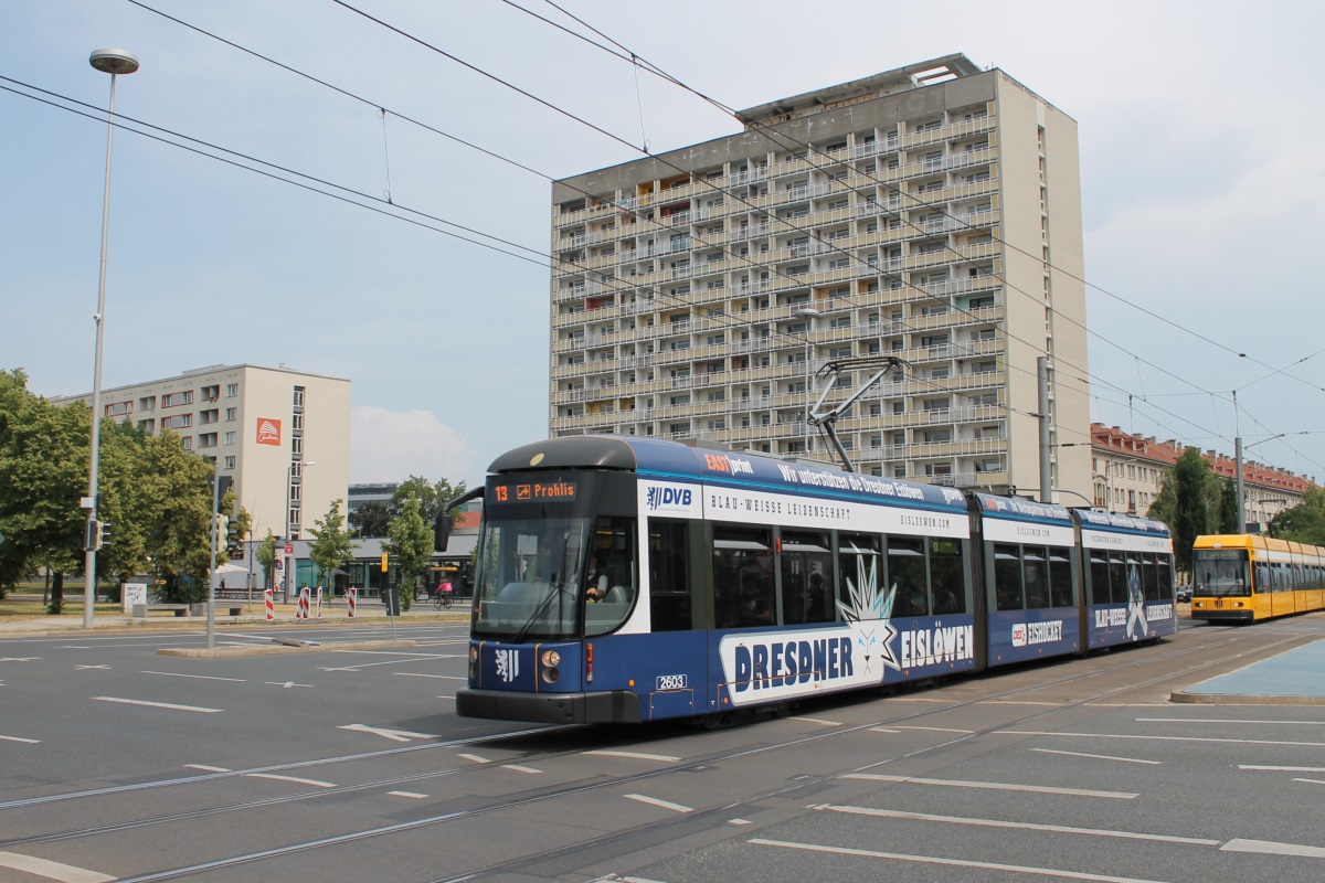 Дрезден, Bombardier NGT D8 DD 	 № 2603 Дрезден, Bombardier NGT D8 DD 	 № 2603