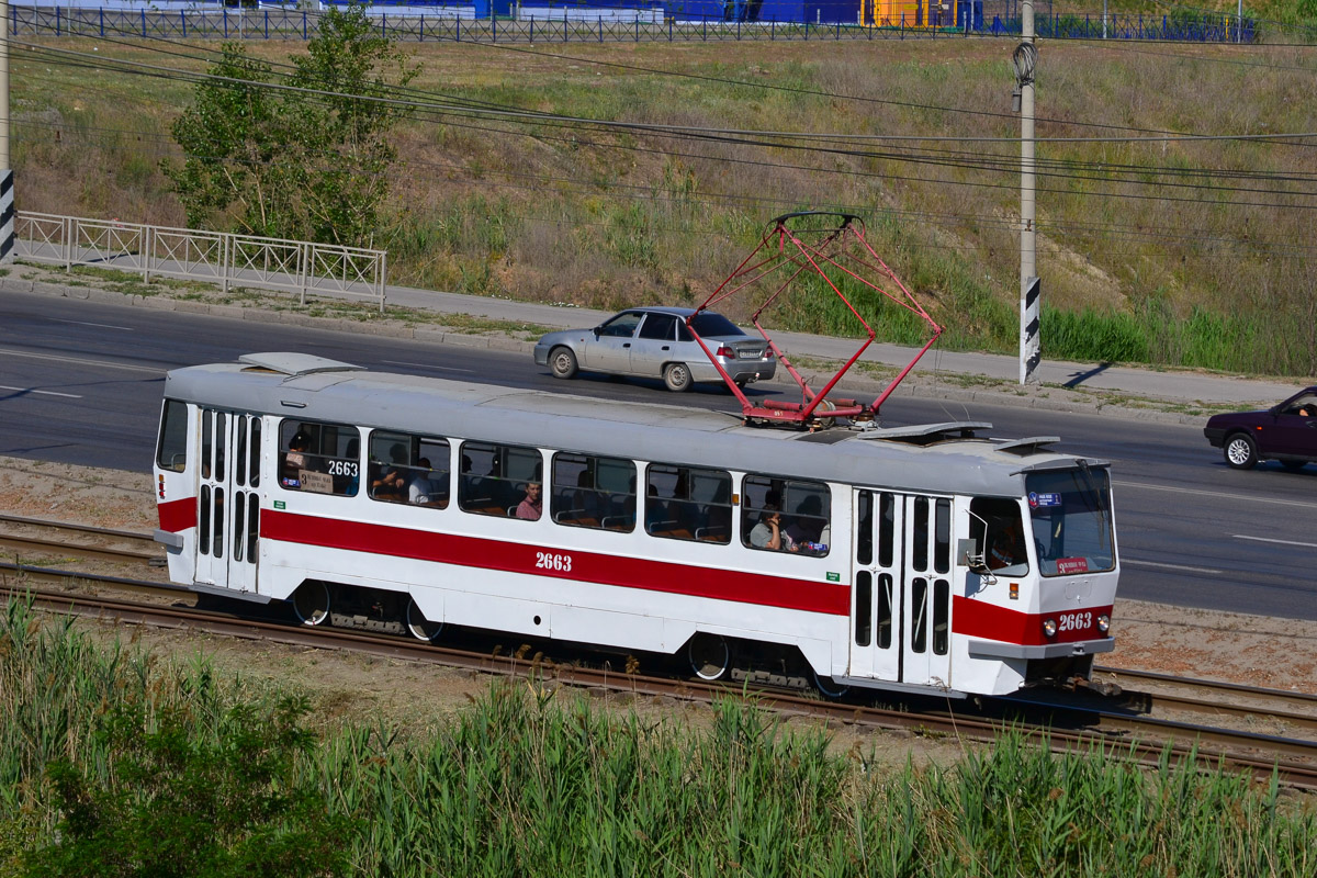 Волгоград, Tatra T3SU мод. ВЗСМ № 2663