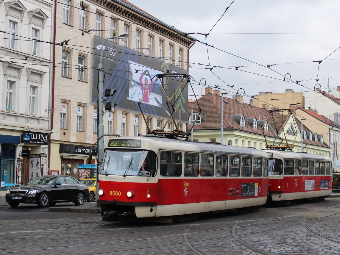 Прага, Tatra T3R.P № 8560