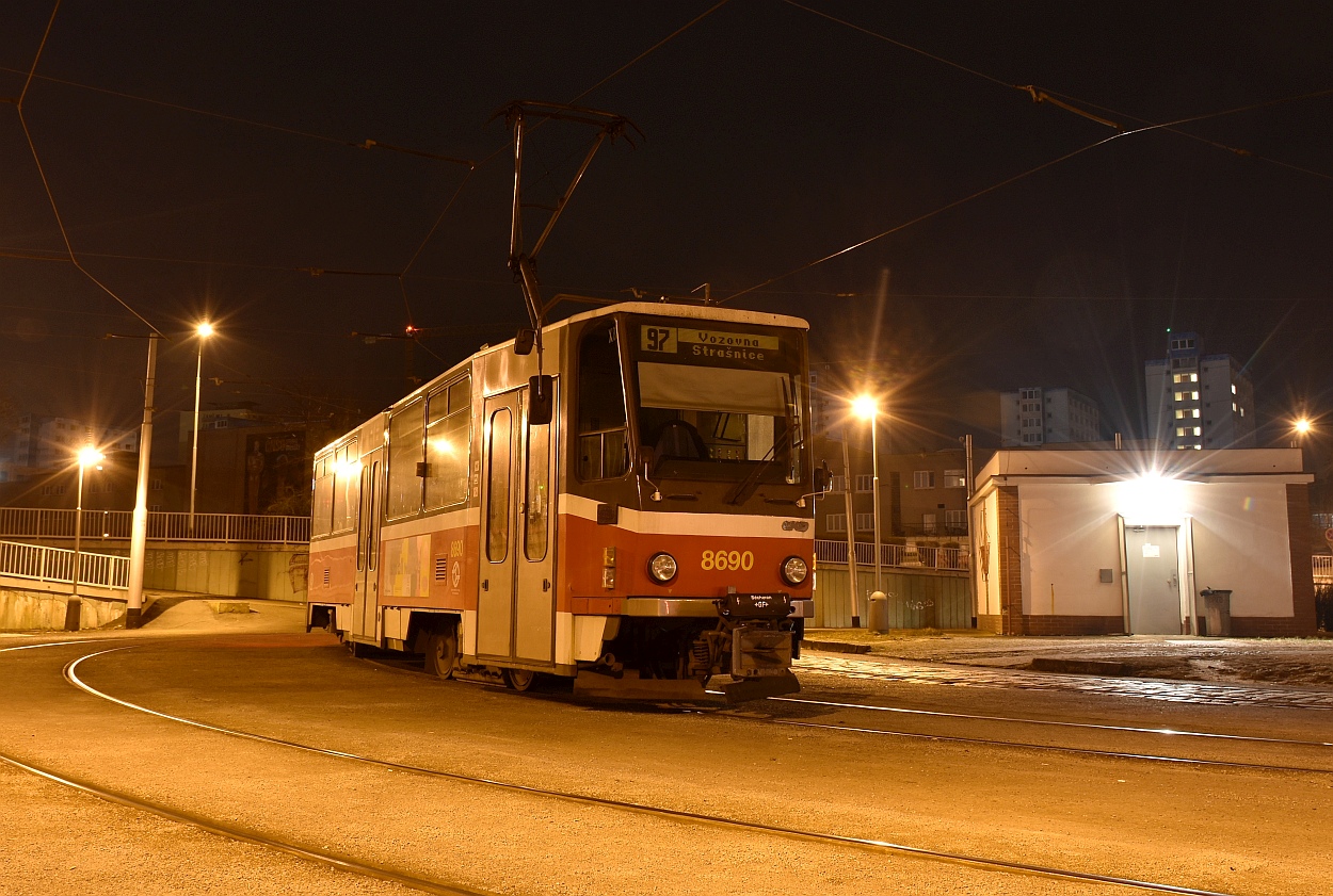 Prague, Tatra T6A5 N°. 8690