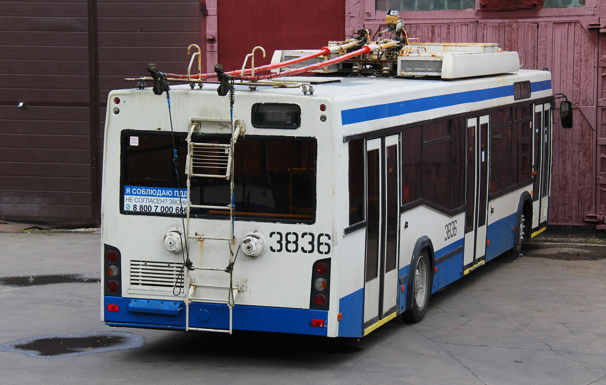 Москва, СВАРЗ-МАЗ-6235.00 № 3836; Москва — Сокольнический вагоноремонтно-строительный завод (СВАРЗ)