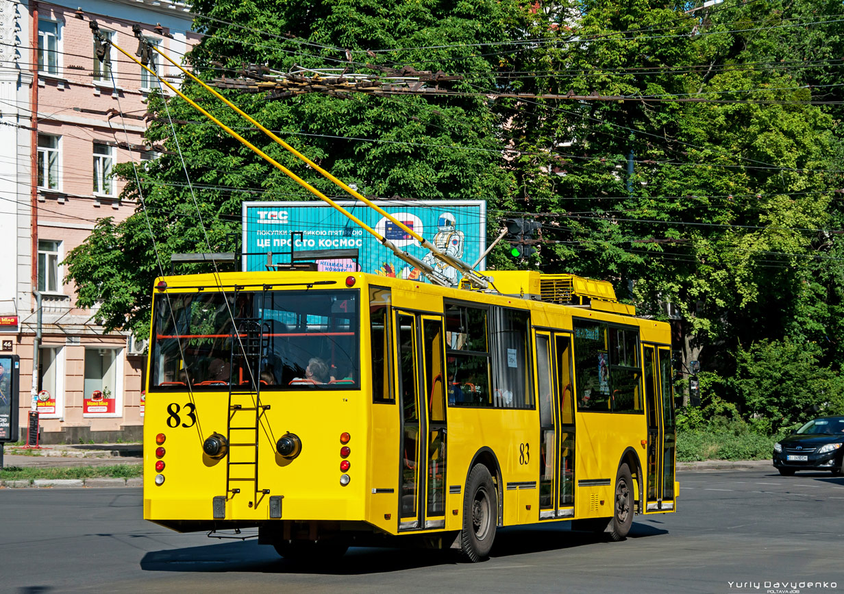Полтава, ЮМЗ Т1Р (Т2П) № 83