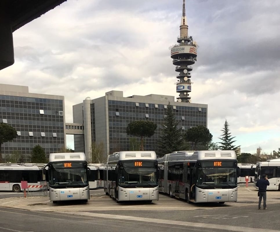 Рим, BredaMenarinibus Avancity HTB № 8633; Рим, BredaMenarinibus Avancity HTB № 8636; Рим, BredaMenarinibus Avancity HTB № 8645