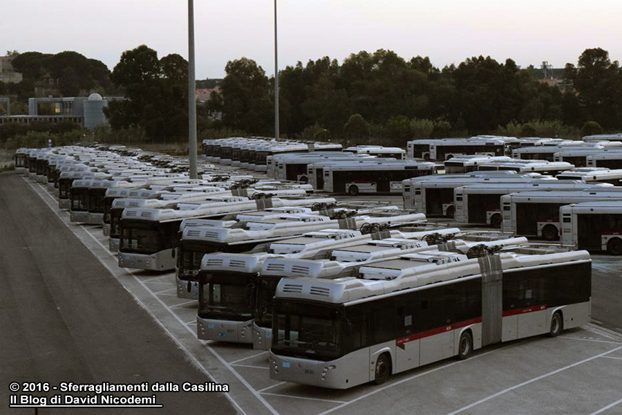 Рим — Tроллейбусное депо Тor Pagnotta