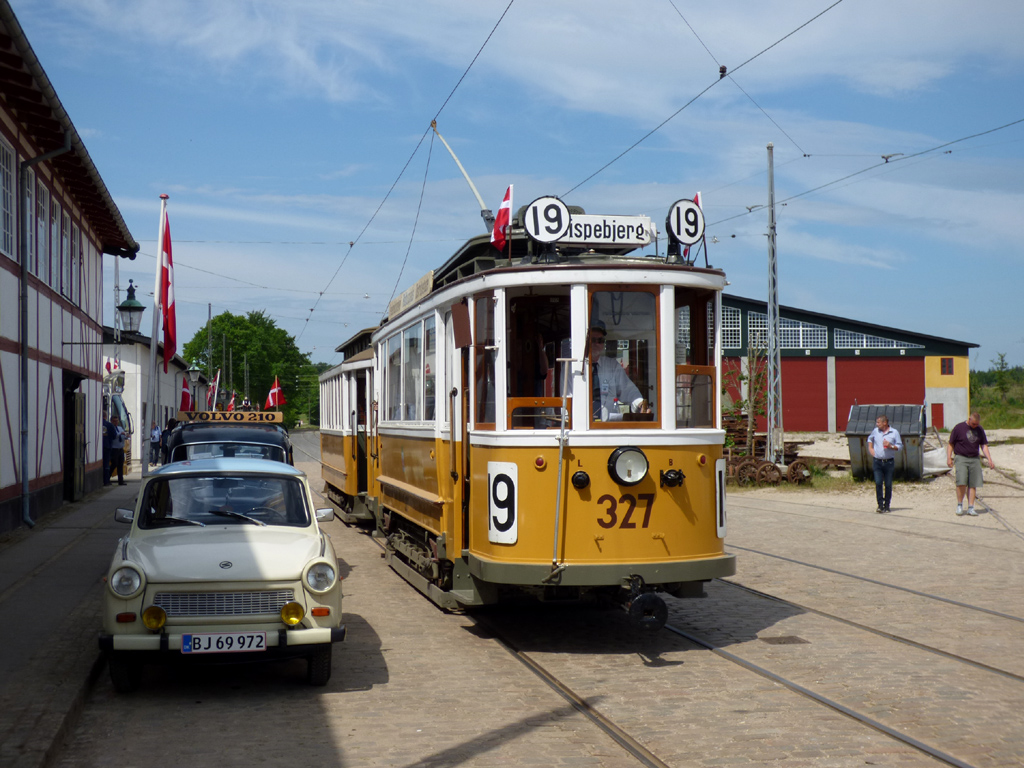 Скьолленесхольм, Двухосный моторный Scandia № 327; Скьолленесхольм — 40-летний юбилей музея — 26.05.2018.