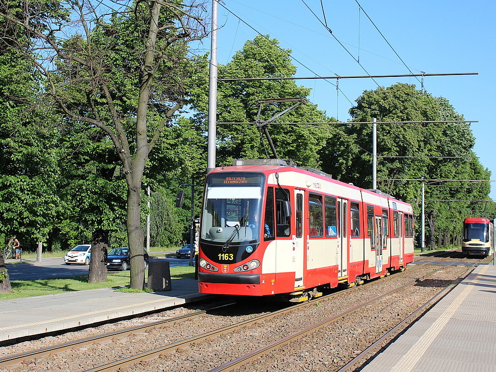 Гданськ, Duewag N8C-MF 18 № 1163 Гданськ, Duewag N8C-MF 18 № 1163