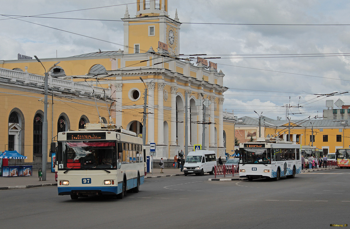 Yaroslavl, Trolza-5275.07 “Optima” # 97; Yaroslavl, Trolza-5275.07 “Optima” # 89