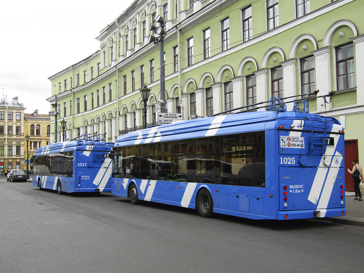 Санкт-Петербург, Тролза-5265.08 «Мегаполис» № 1025