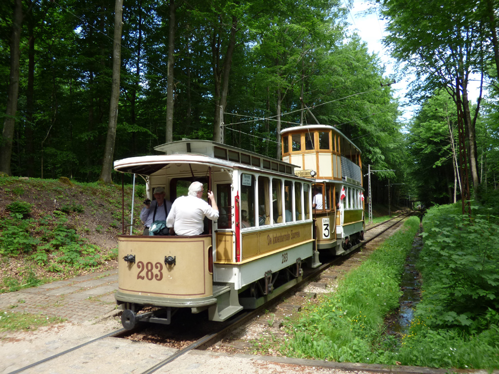 Скьолленесхольм, Двухосный прицепной вагон № 283; Скьолленесхольм — 40-летний юбилей музея — 26.05.2018.