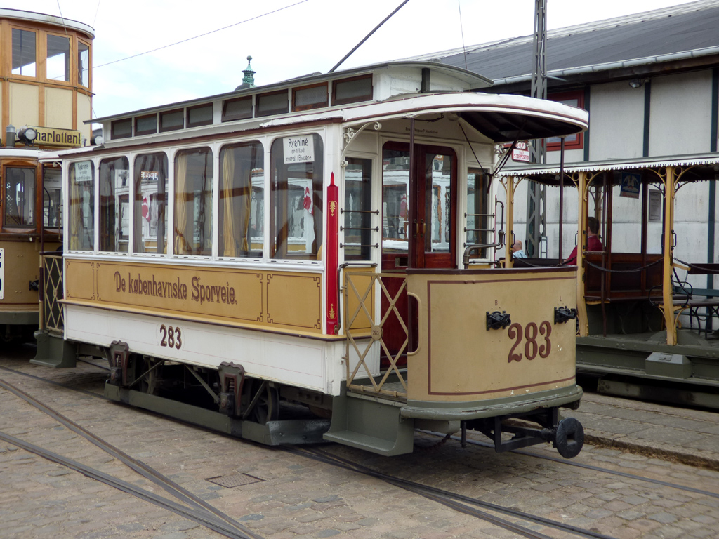 Скьолленесхольм, Двухосный прицепной вагон № 283; Скьолленесхольм — 40-летний юбилей музея — 26.05.2018.