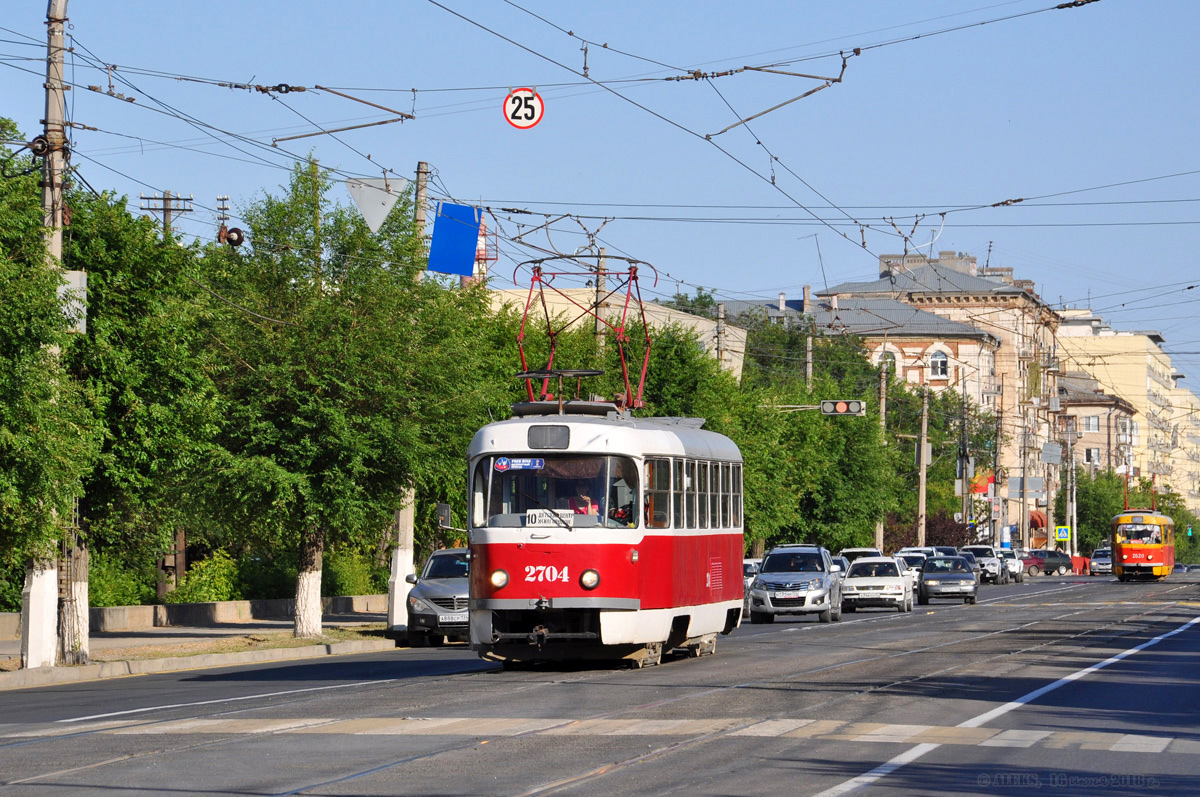 Волгоград, Tatra T3SU № 2704