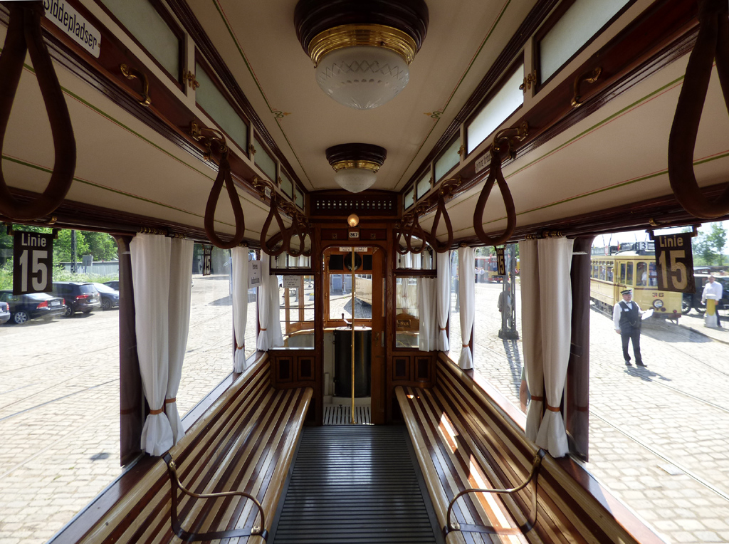 Skjoldenæsholm, 2-axle motor car # 567; Skjoldenæsholm — 40 year jubilee of Sporvejsmuseet — 26.05.2018.