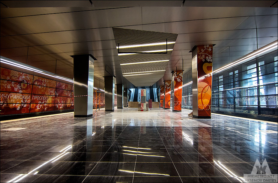 莫斯科 — Metro — [8] Kalininsko-Solntsevskaya Line