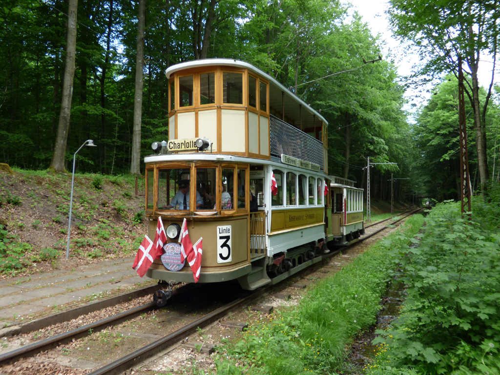 Скьолленесхольм, Двухосный моторный вагон № 22; Скьолленесхольм — 40-летний юбилей музея — 26.05.2018.