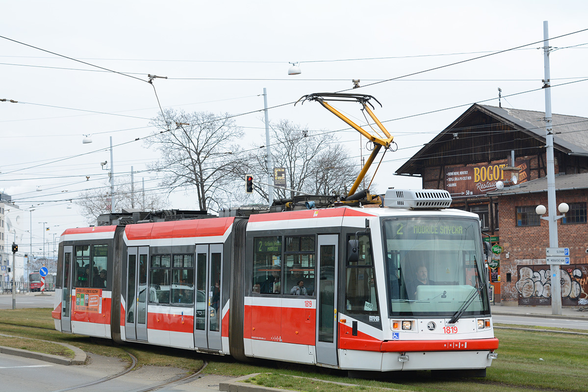 Брно, Škoda 03T6 Anitra № 1819