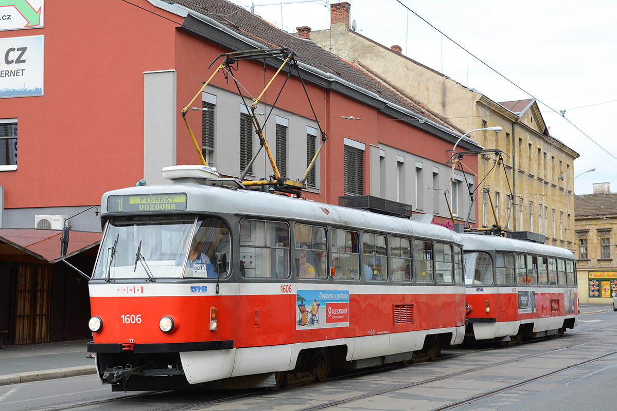 Brno, Tatra T3G č. 1606