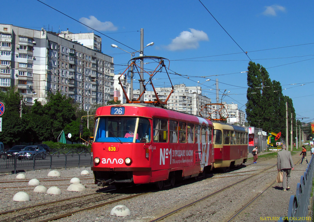 Харьков, Tatra T3SU № 630