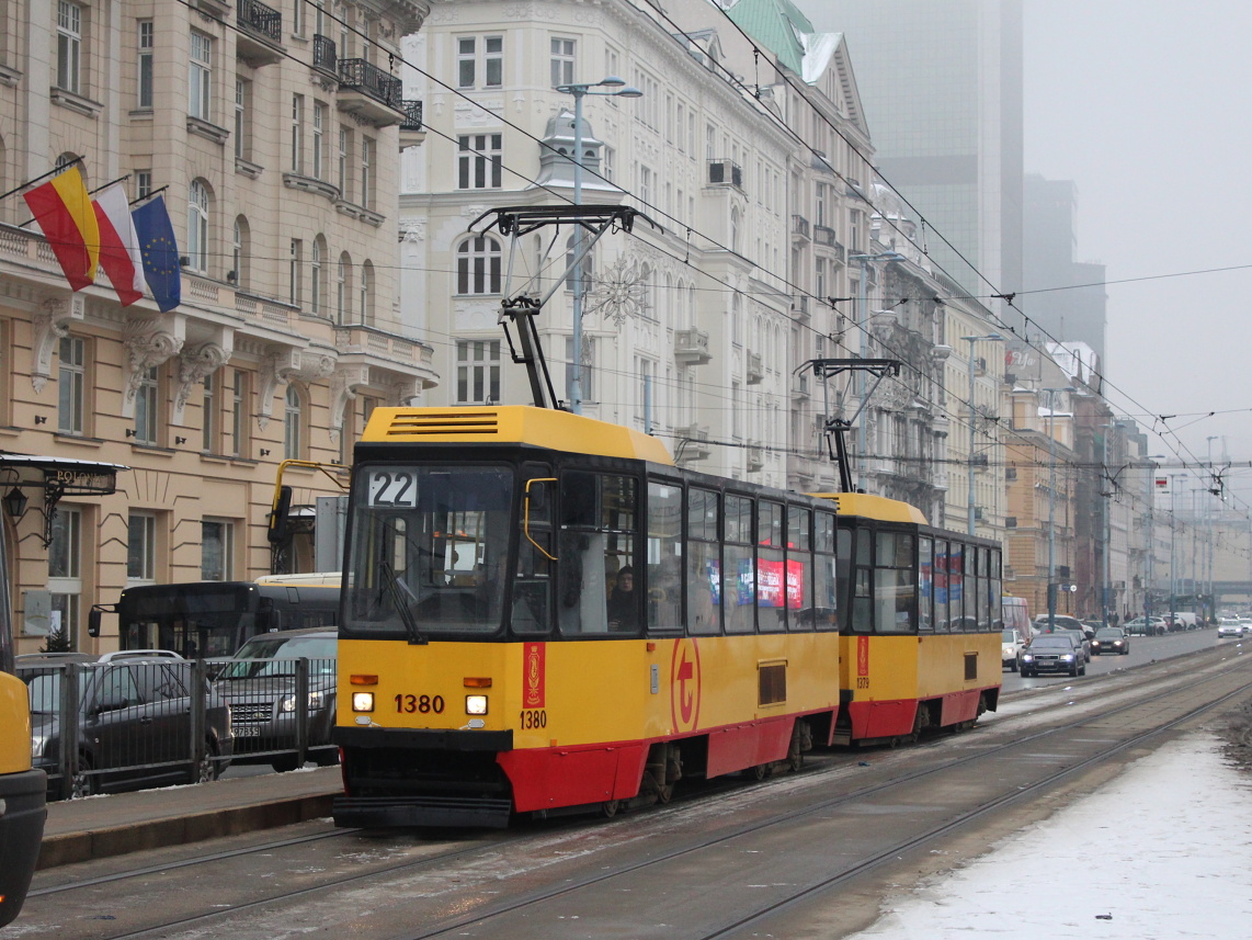 Варшава, Konstal 105Nb № 1380
