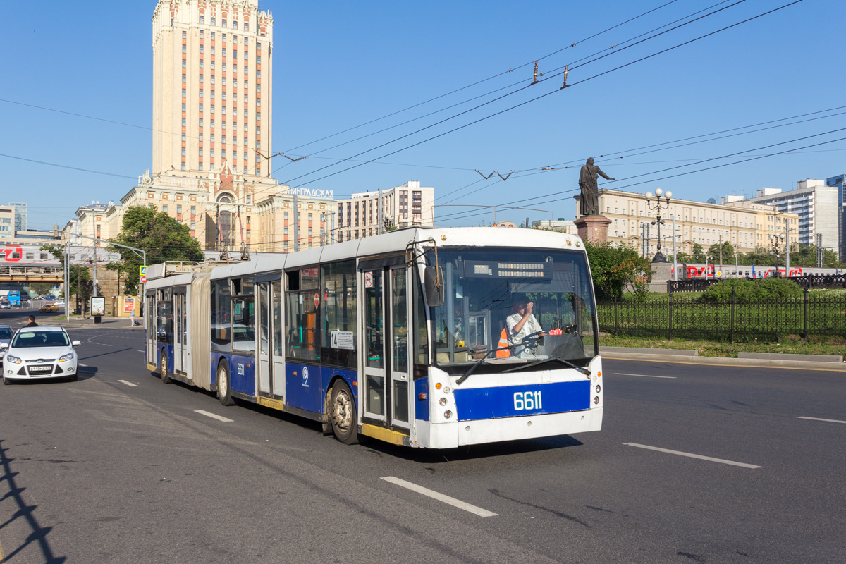 Москва, Тролза-6206.00 «Мегаполис» № 6611