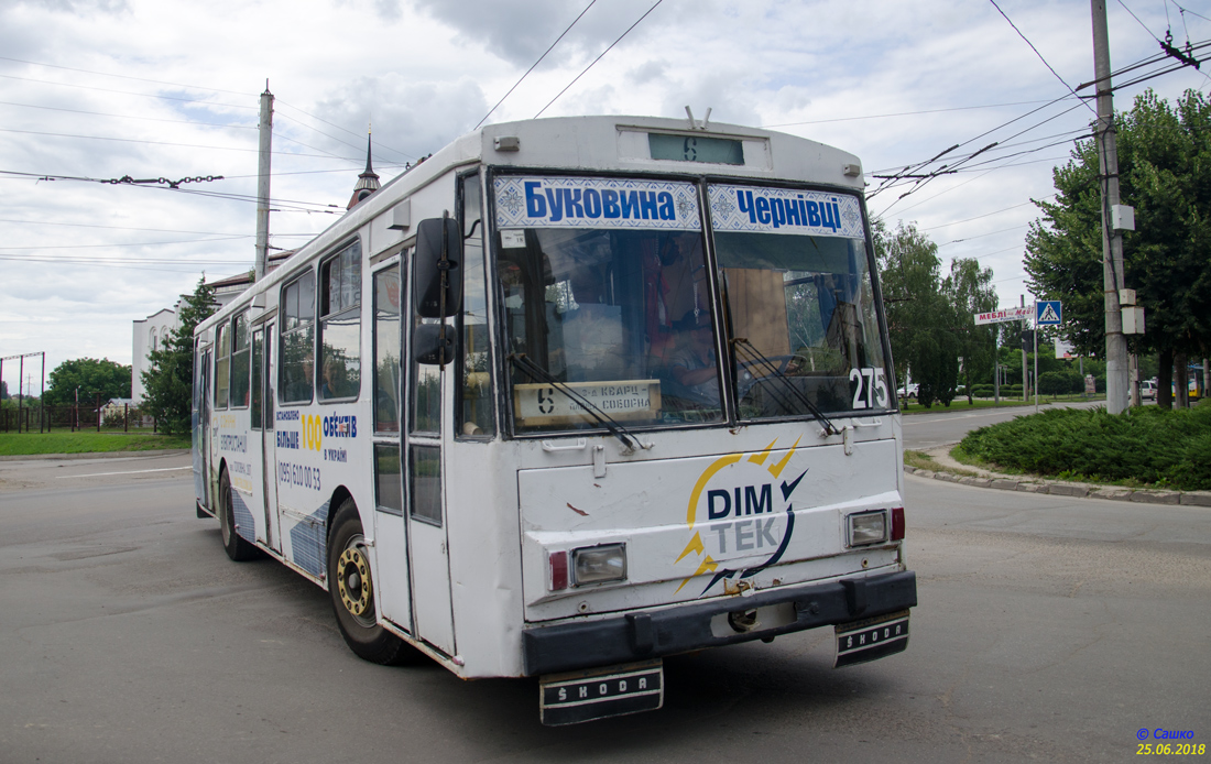 Черновцы, Škoda 14Tr02/6 № 275
