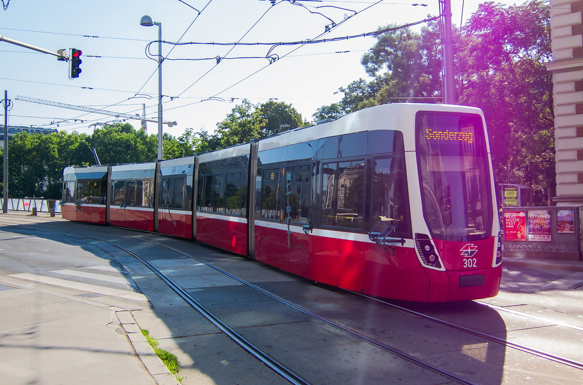 Vienne, Bombardier Flexity Wien (Type D) N°. 302