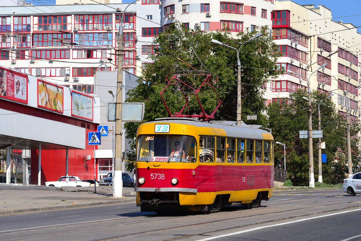 Волгоград, Tatra T3SU № 5738