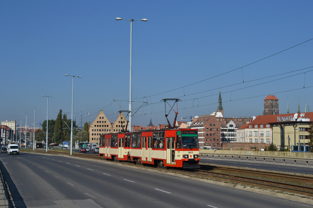 Гданьск, Konstal 105Na № 1415