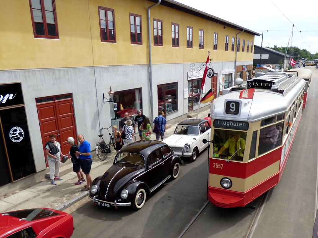 Skjoldenæsholm, Falkenried V6 č. 3657; Skjoldenæsholm — 40 year jubilee of Sporvejsmuseet — 26.05.2018.