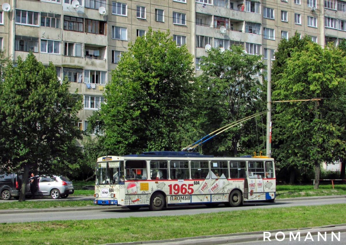 Львов, Škoda 14Tr11/6 № 604