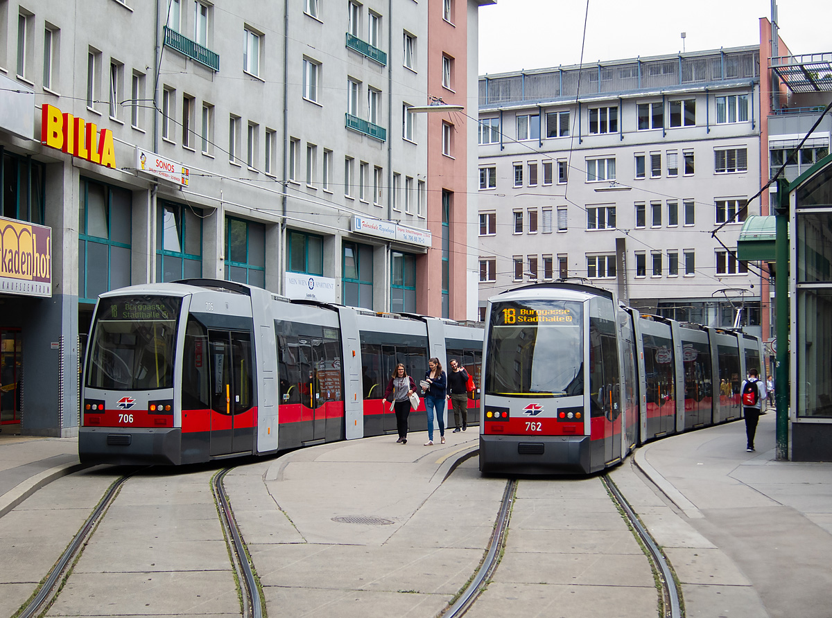 Виена, Siemens ULF-B1 № 762; Виена, Siemens ULF-B1 № 706