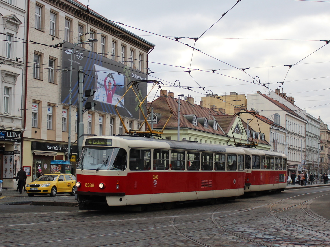 Прага, Tatra T3R.P № 8388