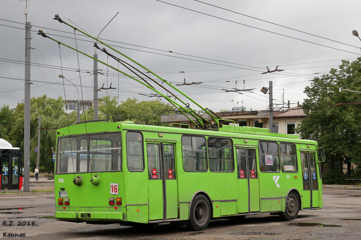 Каунас, Škoda 14Tr01 № 355