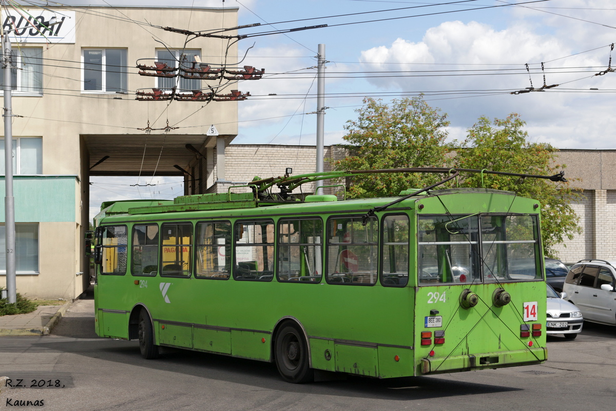 Каунас, Škoda 14Tr02/6 № 294