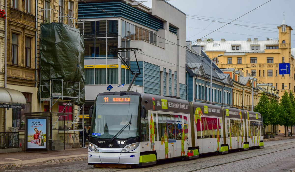 Рига, Škoda 15T1 ForCity Alfa Riga № 58022