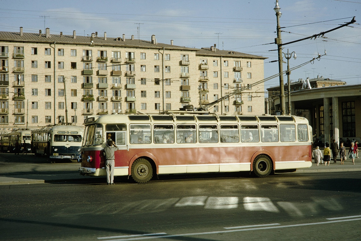 Moscou — Historical photos — Tramway and Trolleybus (1946-1991)