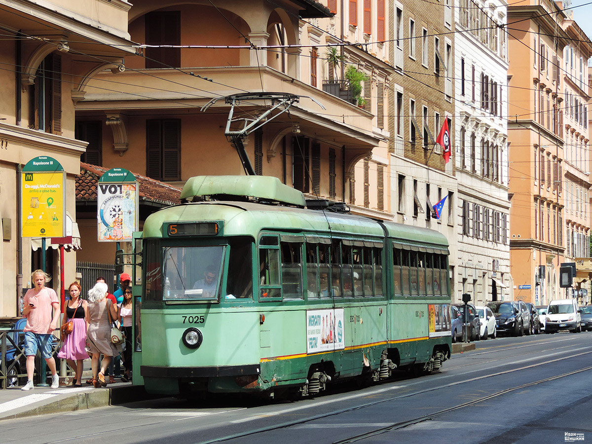 Рим, Treno Articolato Stanga (TAS) № 7025